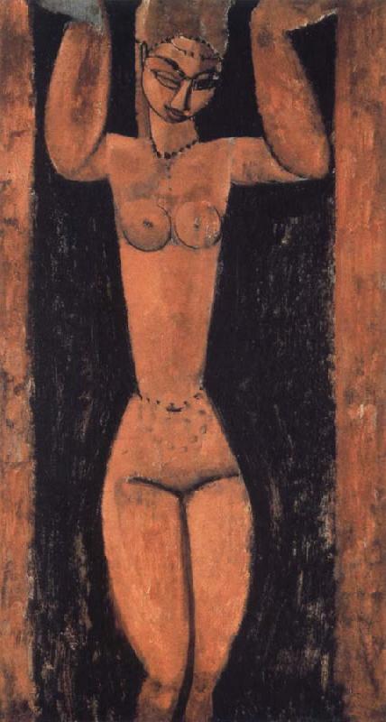 Amedeo Modigliani Caryatide oil painting image